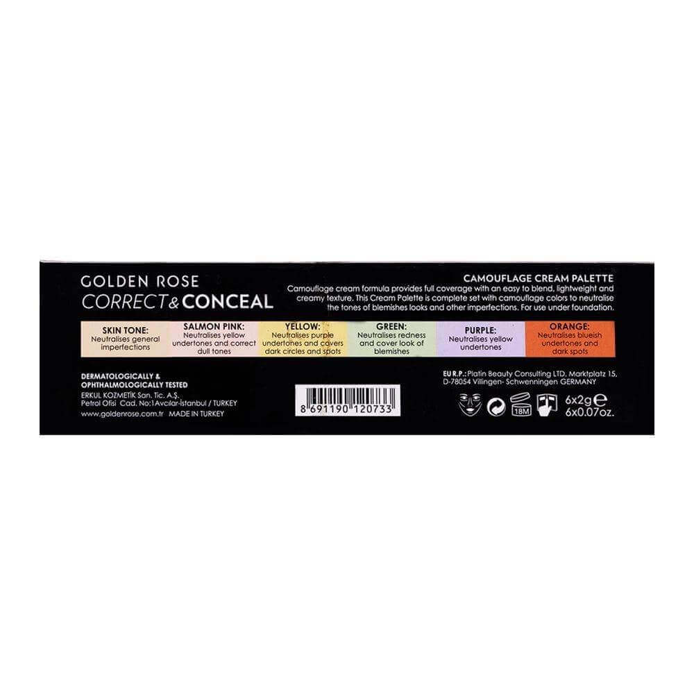 CORRECT&CONCEAL Camouflage Cream Palette