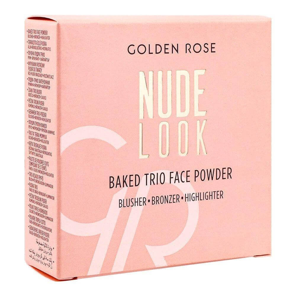 Nude Look Baked Trio Face Powder (NEW)