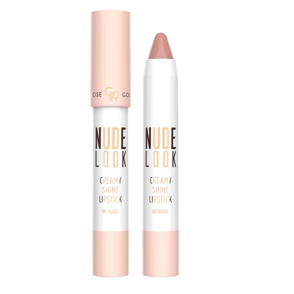 Nude Look Creamy Shine Lipstick (NEW)
